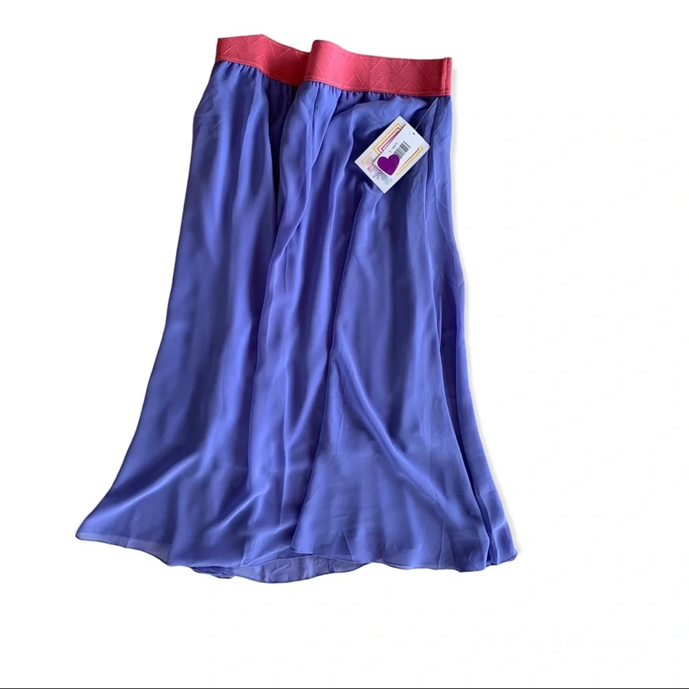 NWT LuLaRoe Lola purple Lavender and Pink
Layered Chiffon Skirt - Size Large - Picture 8 of 9